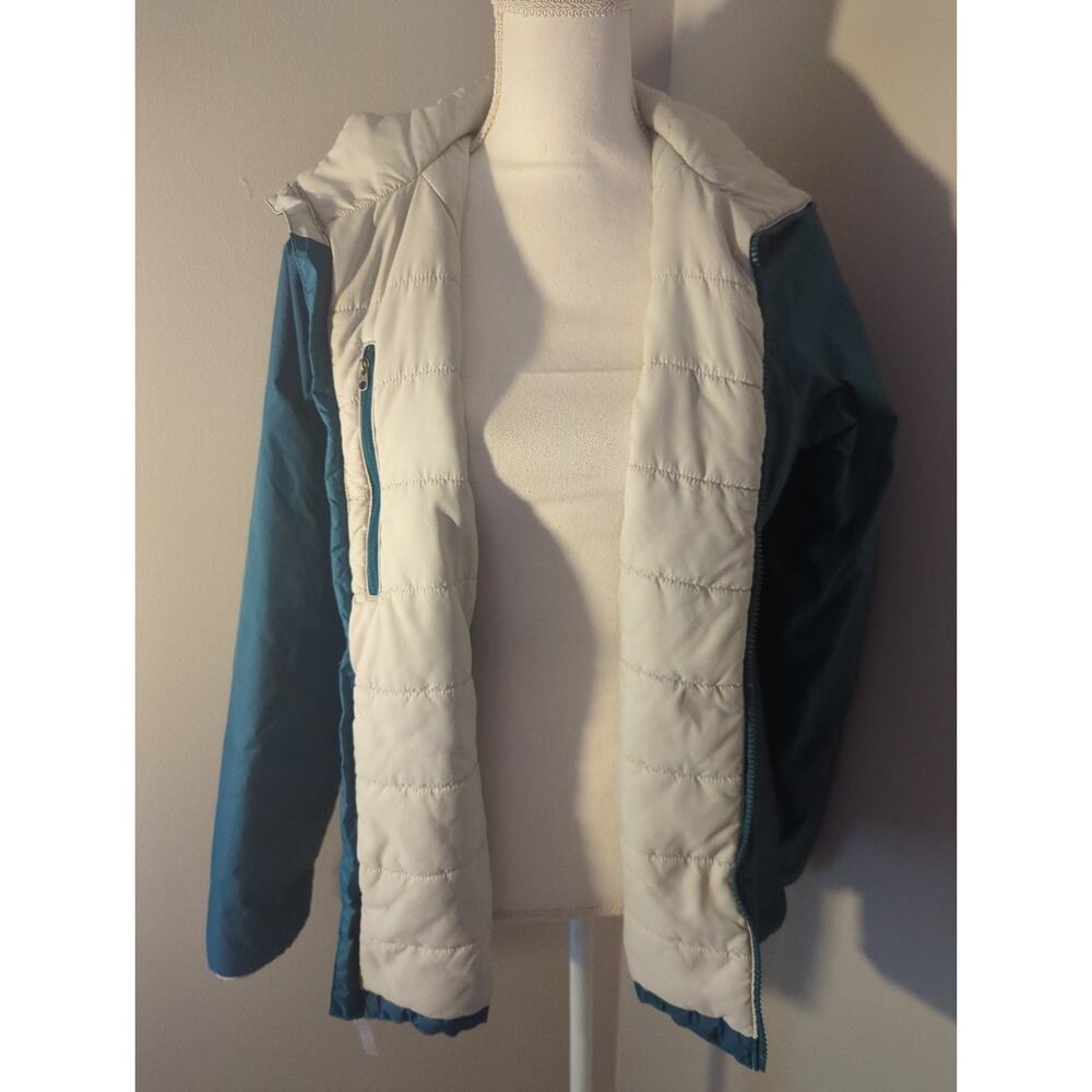 The North Face aquamarine lightweight windbreaker nylon jacket - Picture 9 of 13